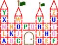Chateau marelle cours ecole pochoir small