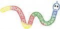 Serpent cour recreation marquage pochoir small