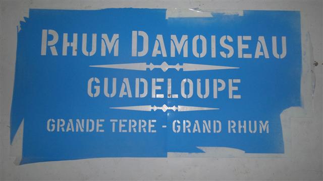 pochoir perso rhum damoiseau