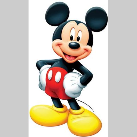 Autocollant mickey debout
