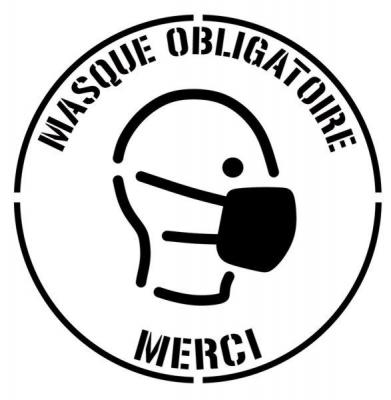 Cercle masque obligatoire