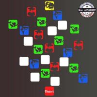Jeu geant aire de jeux requin pirate pochoir cour d ecole jeu scolaire maternelle et primaire pochoirs signalisation