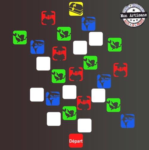 Jeu geant aire de jeux requin pirate pochoir cour d ecole jeu scolaire maternelle et primaire pochoirs signalisation