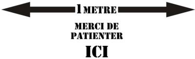 1 mètre patienter ici