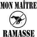 Pochoir chien crotte mon maitre ramasse small