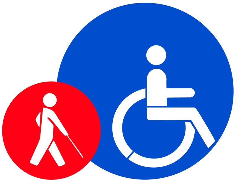 Pochoir handicape malvoyant marquage sol parking couleur medium