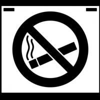 Pochoir interdiction de fumer intf4