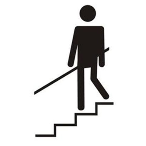 Pochoir pictogramme escalier