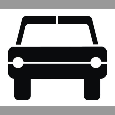 pochoir Pictogramme Voiture