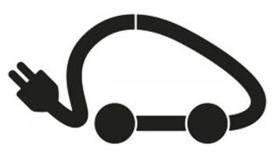 Pochoir voiture electrique 1